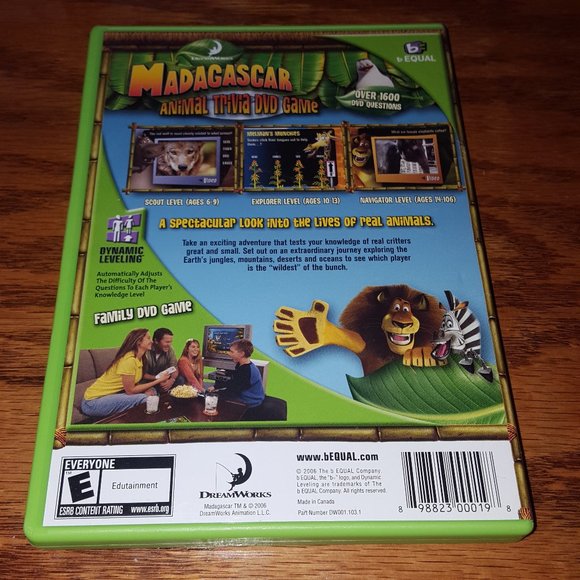 Madagascar Animal Trivia DVD Game - Picture 3 of 13